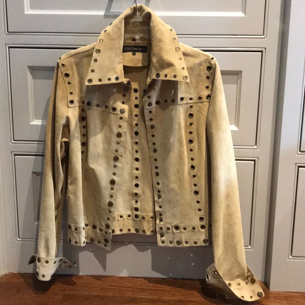 Suede jacket with brass Grimm it’s